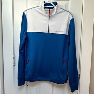 Vineyard Vines Performance 1/4 zip Ultra-Lightweight Jacket w/drawstring…
